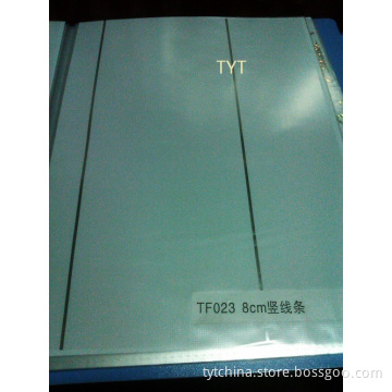 Metallized film for cupboard decoration